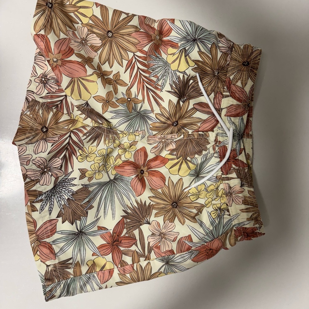 Janie and Jack Floral Swim Trunks - Multicolor